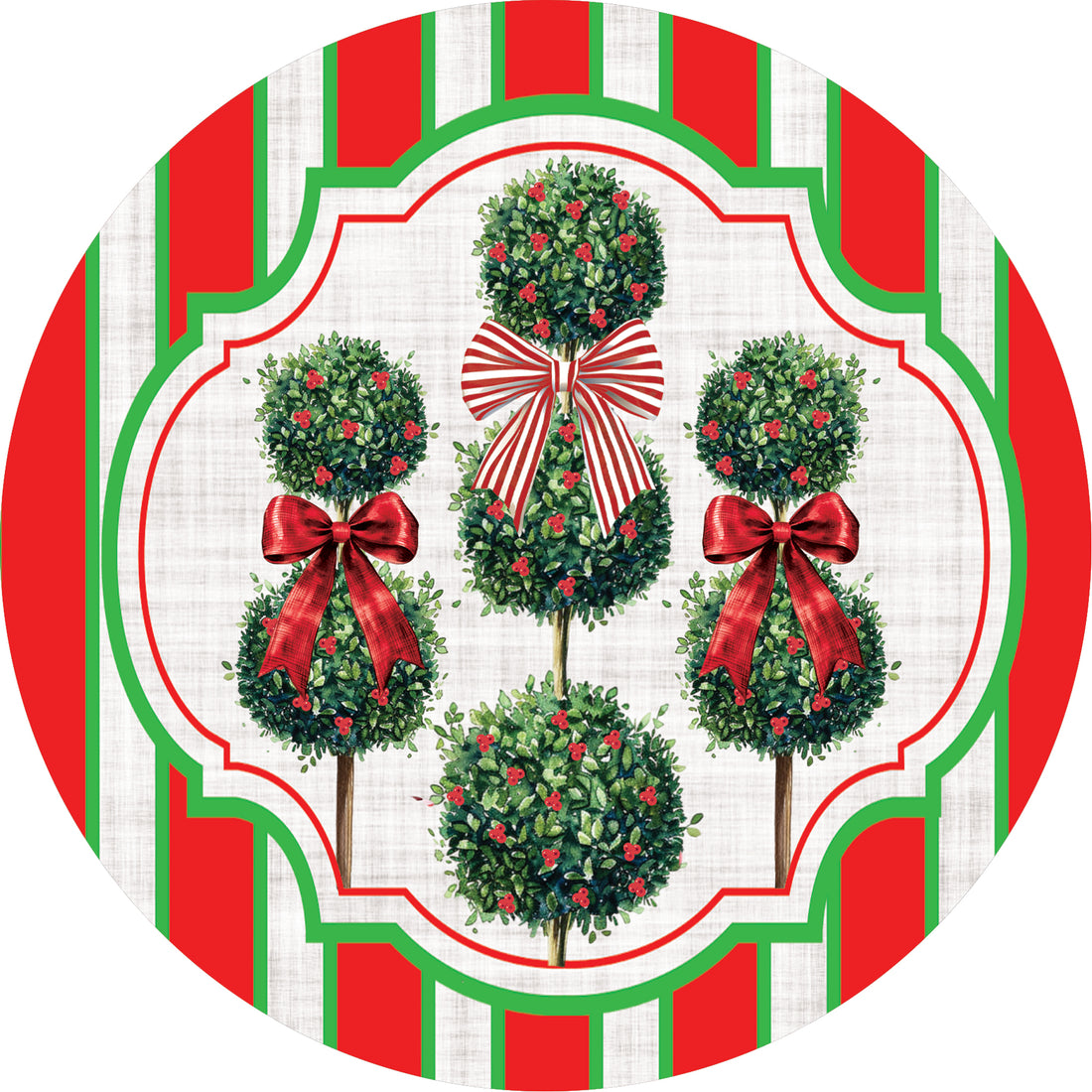 Christmas Topiaries-Accent Magnet