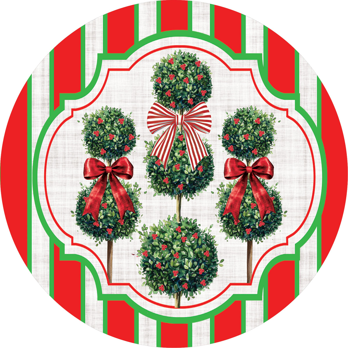 Christmas Topiaries-Accent Magnet