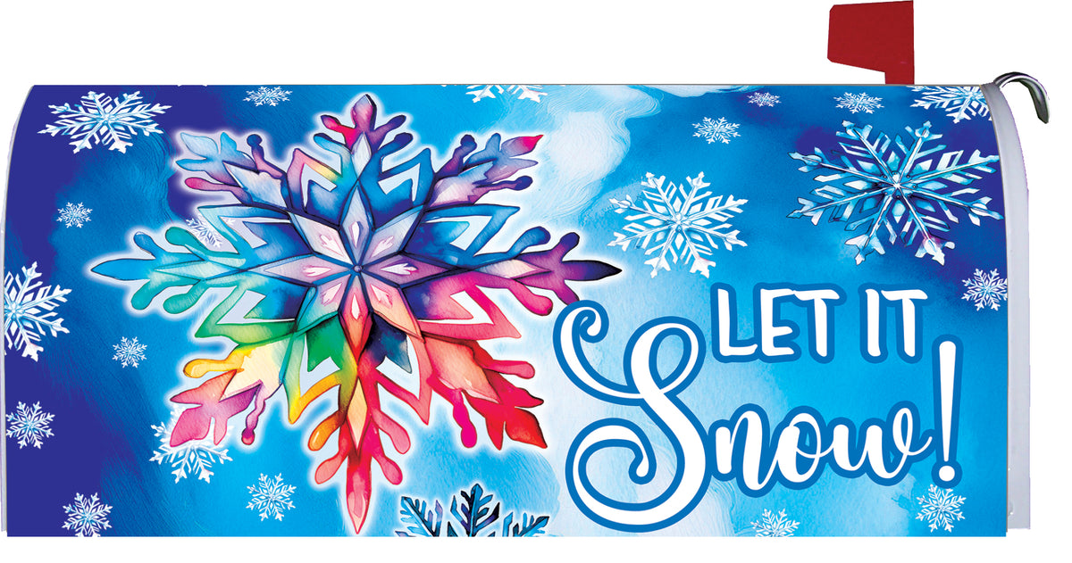Let it Snow-Mailbox Makeover