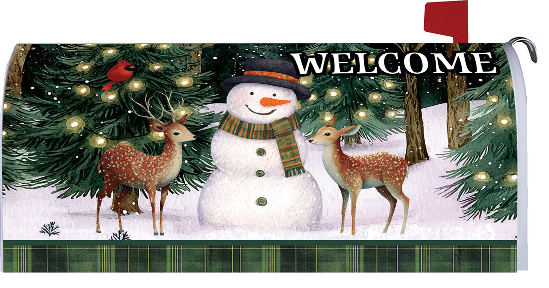 Woodsy Snowman-Mailbox Makeover