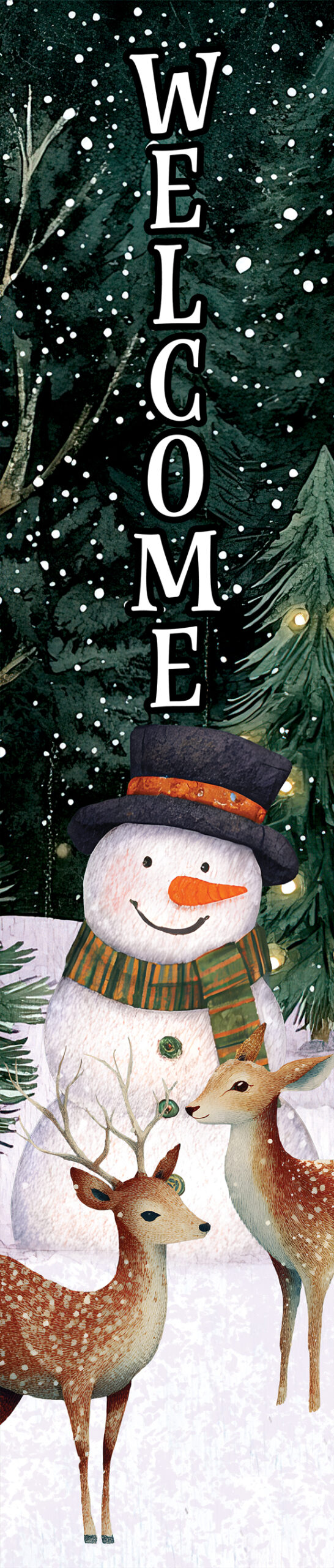 Woodsy Snowman-Yard Expression