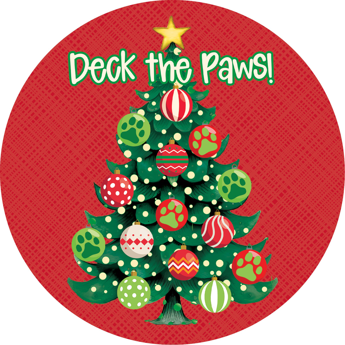 Deck The Paws-Suncatcher