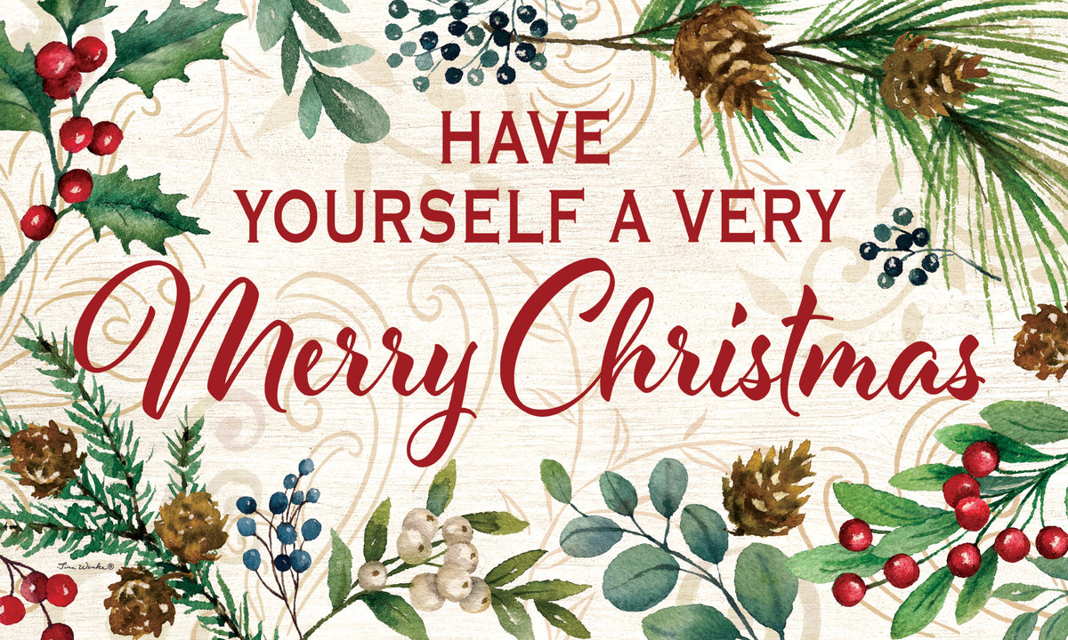 Very Merry- Floor Mat