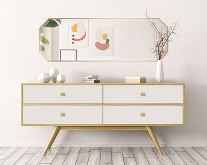Rhodes Octagon Framed Wall Mirror