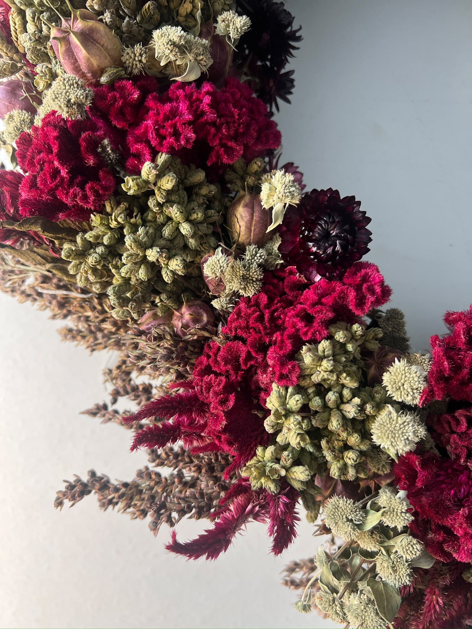Dried Wreath-Dark &amp; Moody