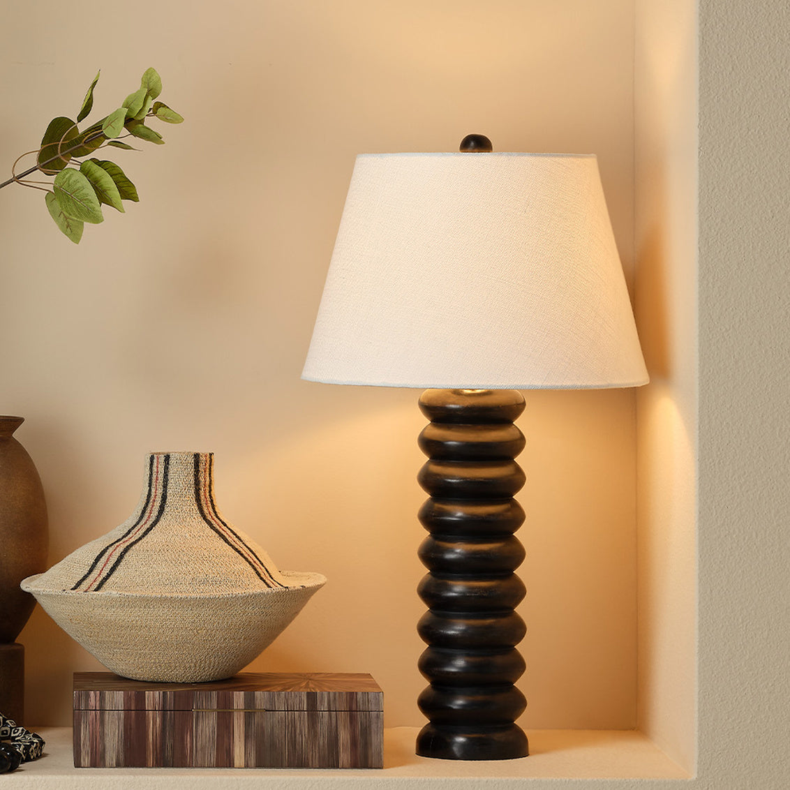 Black New Abacus Table Lamp