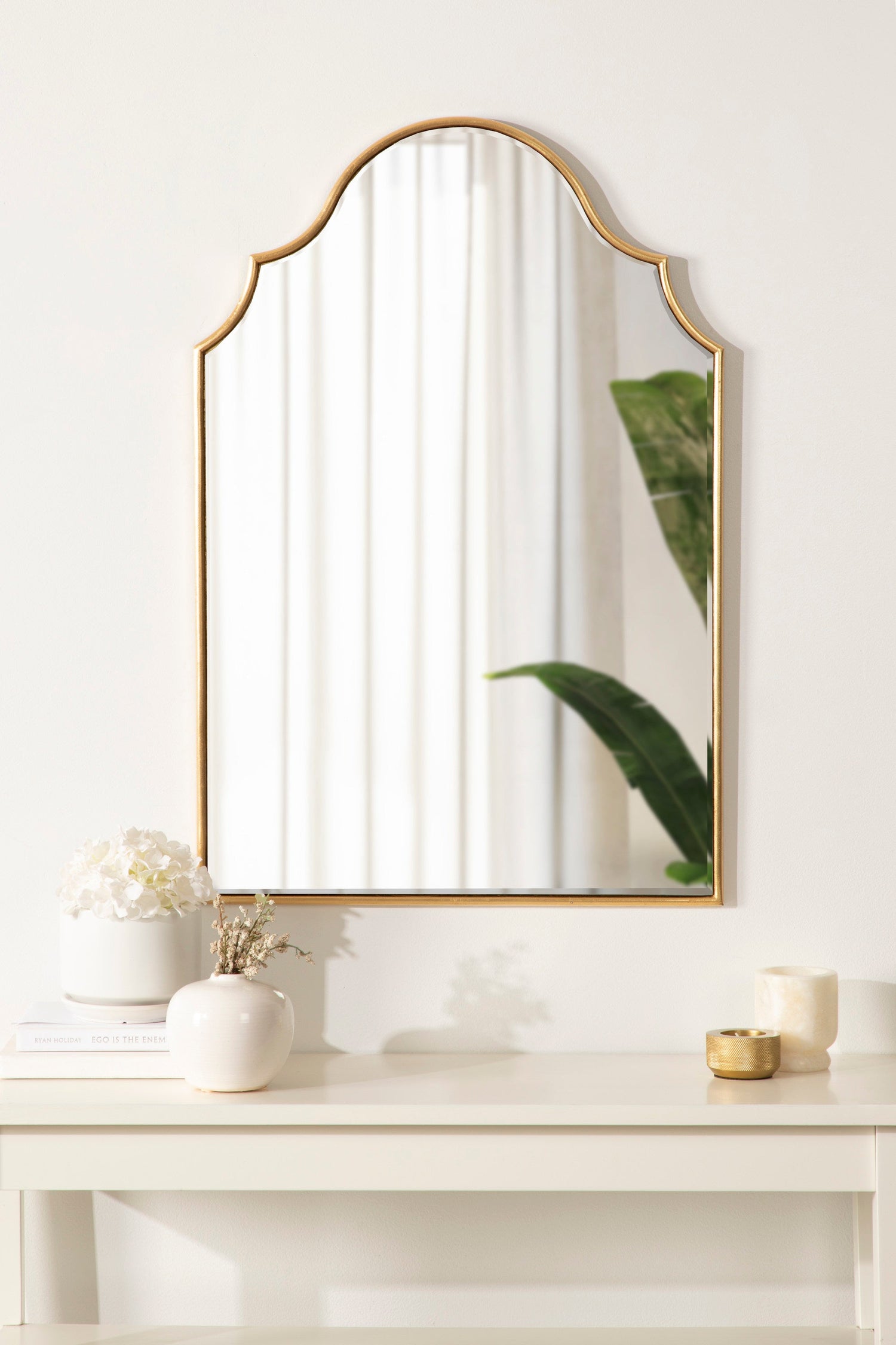 Leanna Framed Arch Wall Mirror