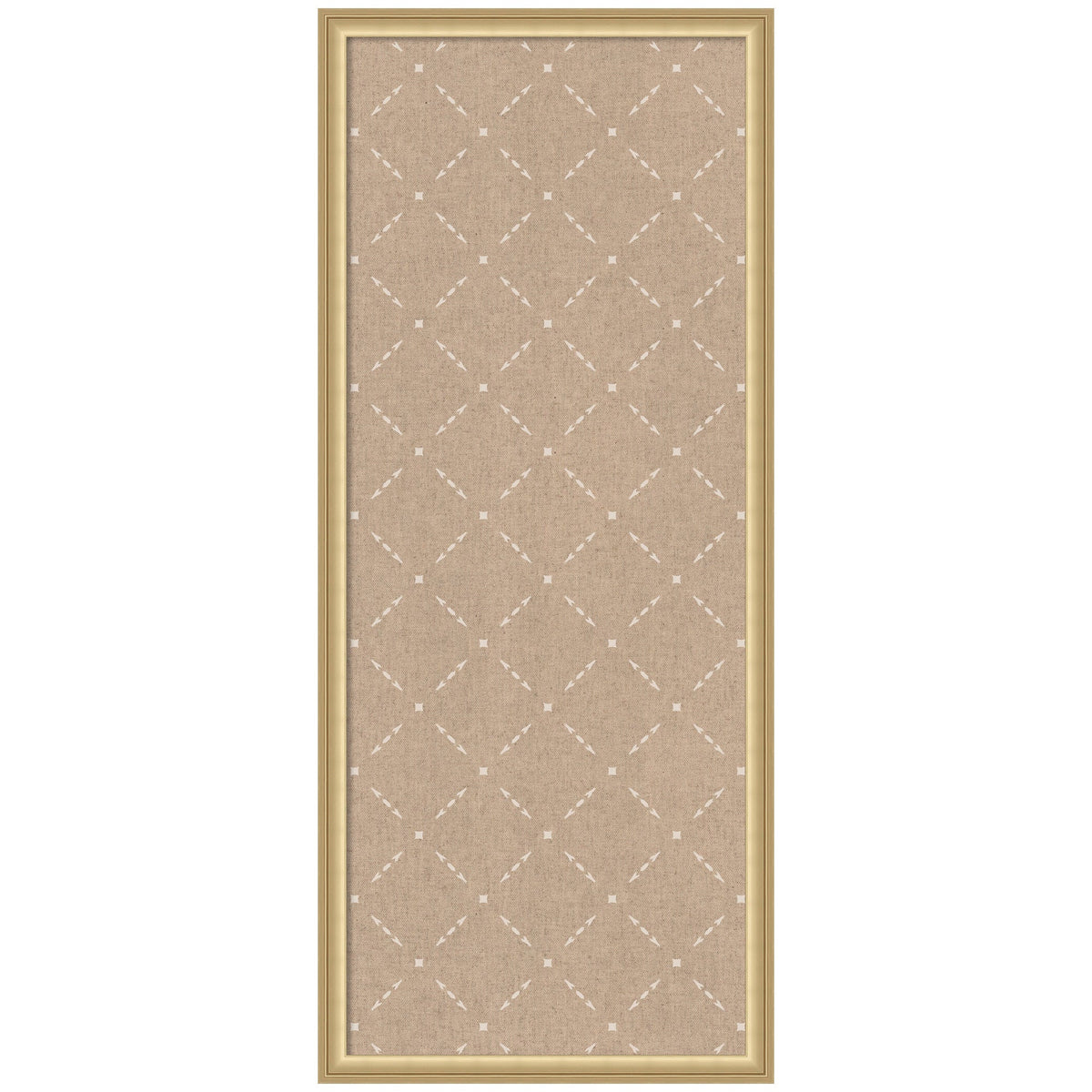 Pinboard Beige Lattice Pattern