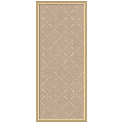 Pinboard Beige Lattice Pattern