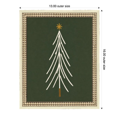 Minimalist Tree by Laura Moss Framed Mounted Canvas Wall Art Print