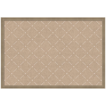 Pinboard Beige Lattice Pattern