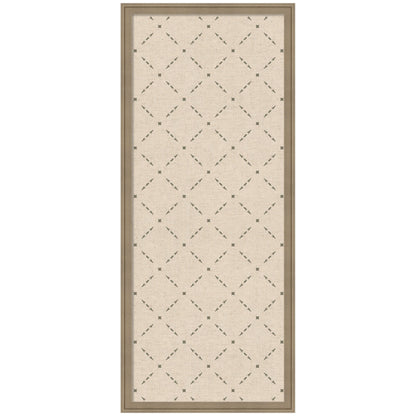 Pinboard Green Lattice Print