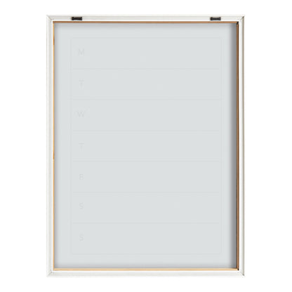 Blake Weekly Menu Framed Printed Glass by The Creative Bunch Studio