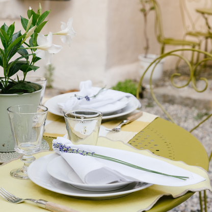 Bee Ceramic Dessert Plates — Set of 4