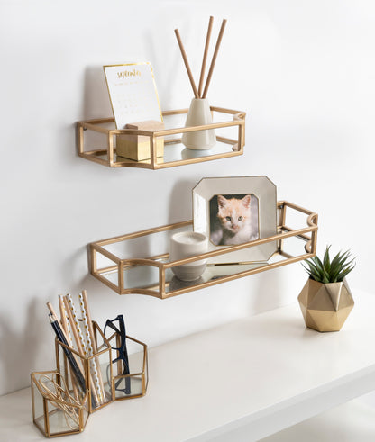 Ciel Metal Wall Shelf Set