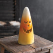 Ceramic Candy Corn Jack-O-Lantern