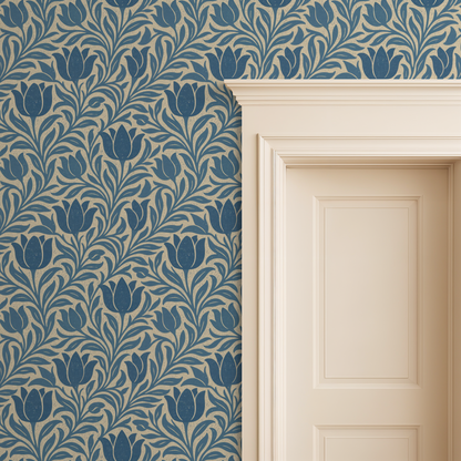 Blue Petals Wallpaper