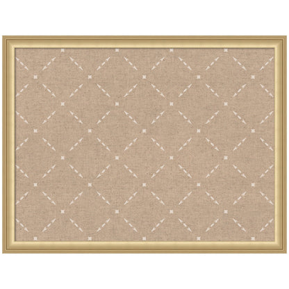 Pinboard Beige Lattice Pattern