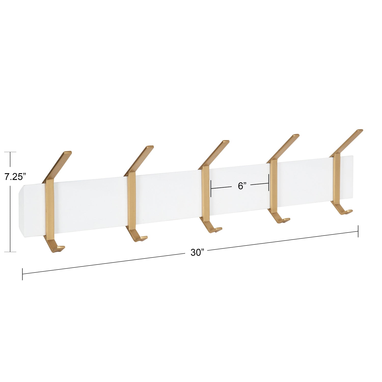 Rossmore Wood and Metal Hooks