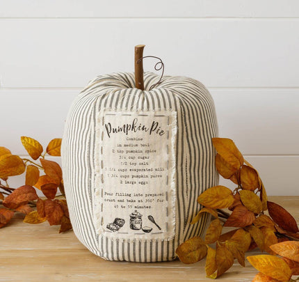 Striped Pumpkin With Pie Patch