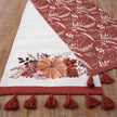 REVERSIBLE TABLE RUNNER - WATERCOLOR PUMPKIN FLORAL