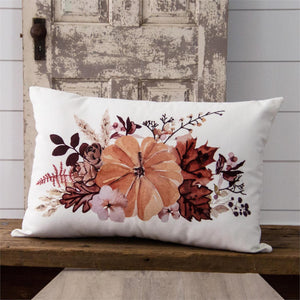 Pillow - Floral Pumpkins And Foliage
