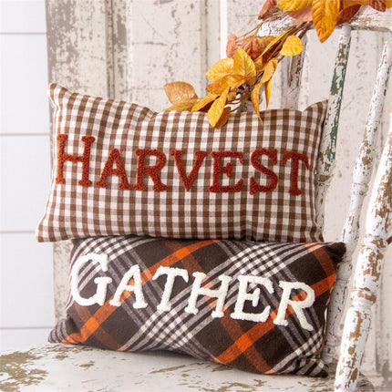 Pillows - Gather, Harvest Plaid