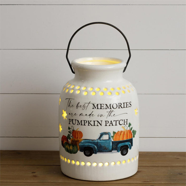 CERAMIC LUMINARY - PUMPKIN PATCH