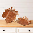 Bronze Tone Leaf Trays