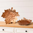 Bronze Tone Leaf Trays