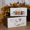 Wooden Crates - Hello Fall Floral Pumpkins