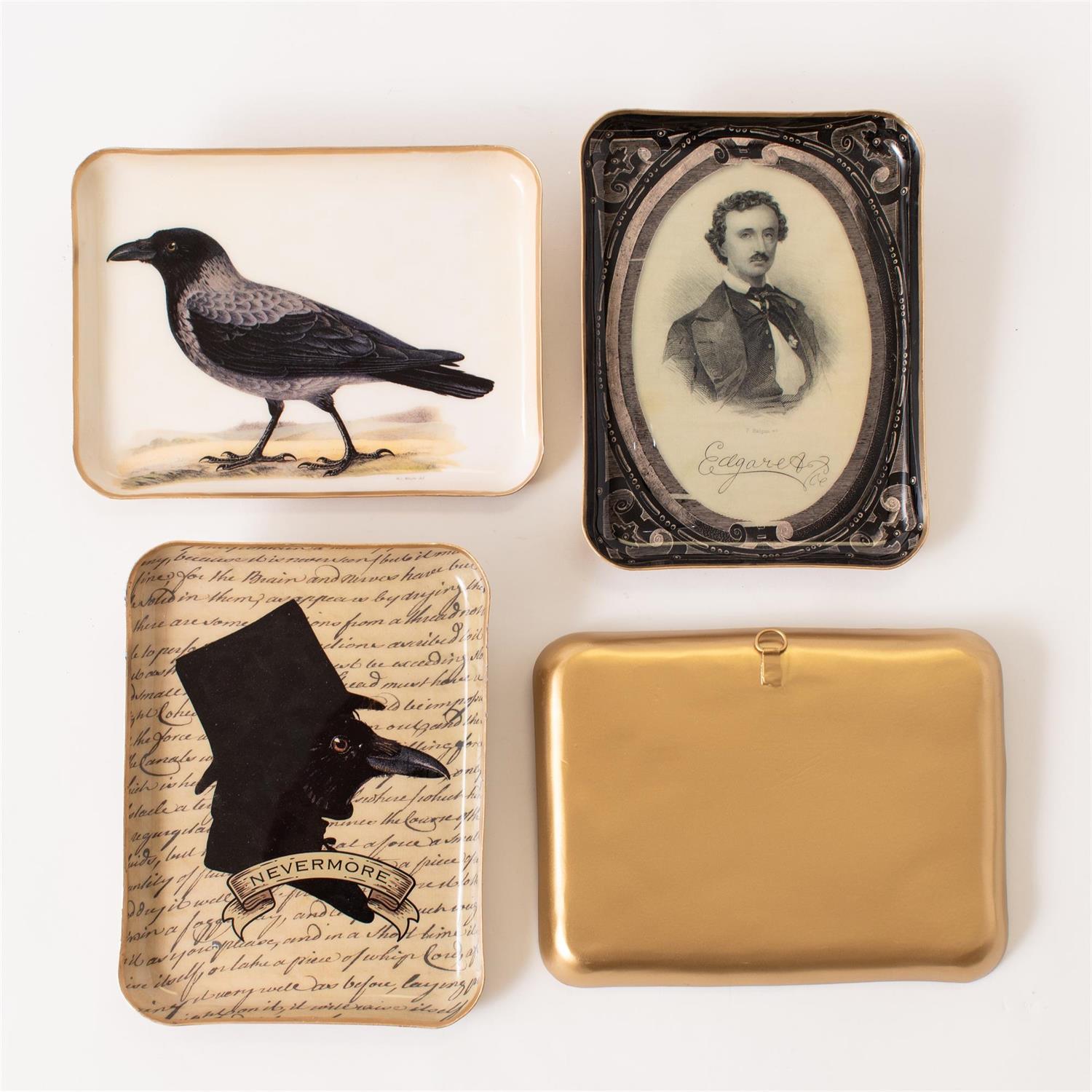 Wall Art - Nevermore Tray Set of 4