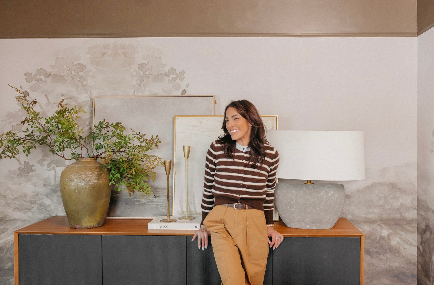 Ashbury Stripe Wallpaper by Safari Natalia x Taddy Mikelaites