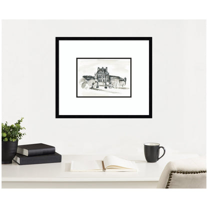 Postcard Paris by Teju Reval Framed Wall Art Print