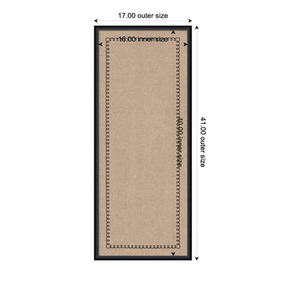 Pinboard Black Scallop Print