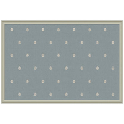 Pinboard Blue Botanical Block Print