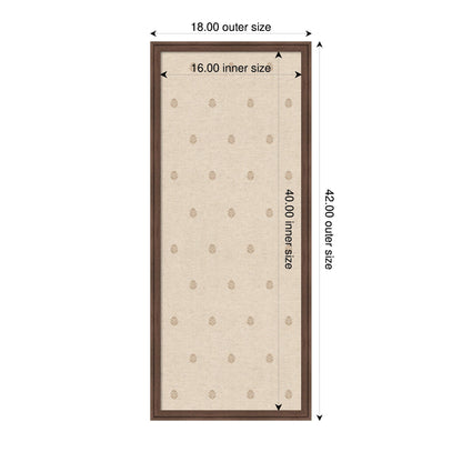 Pinboard Beige Botanical Block Print