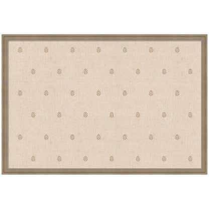 Pinboard Beige Botanical Block Print
