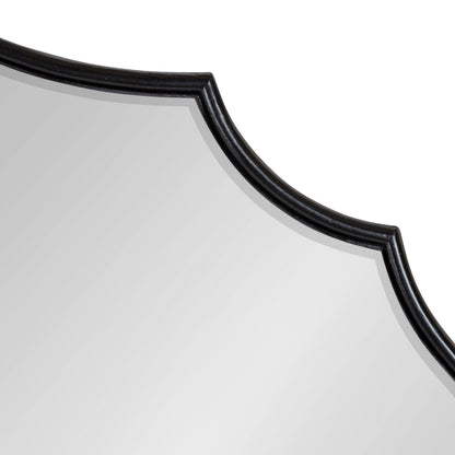 Leanna Scalloped Oval Wall Mirror