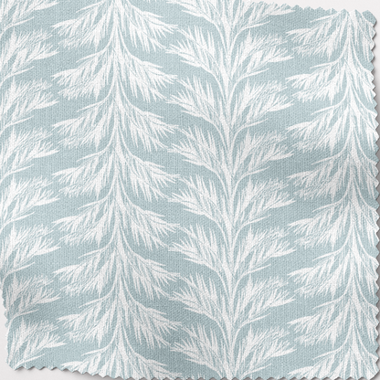 Blue Coastal Lampshade in Sabal Stripe
