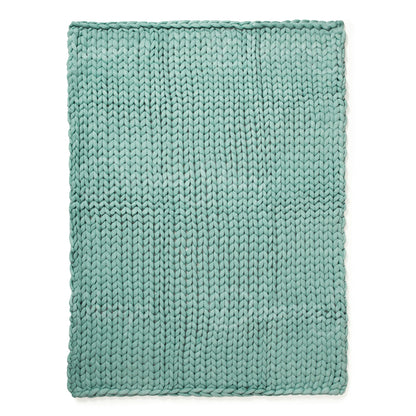 Chunky Knit Throw- Aqua