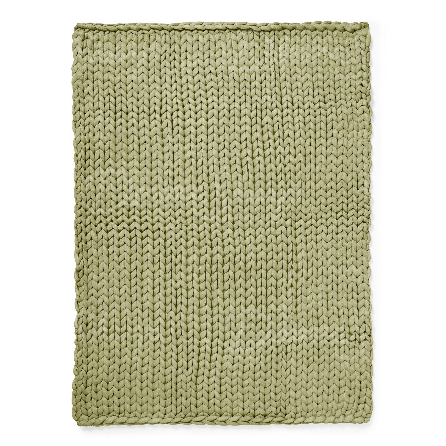 Chunky Knit Throw- Sage