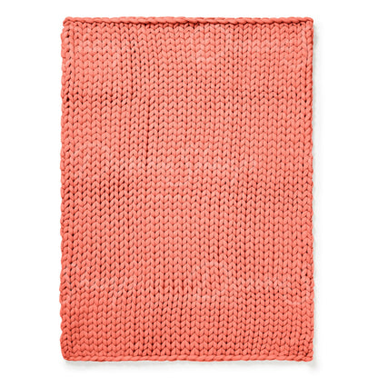 Chunky Knit Throw- Coral