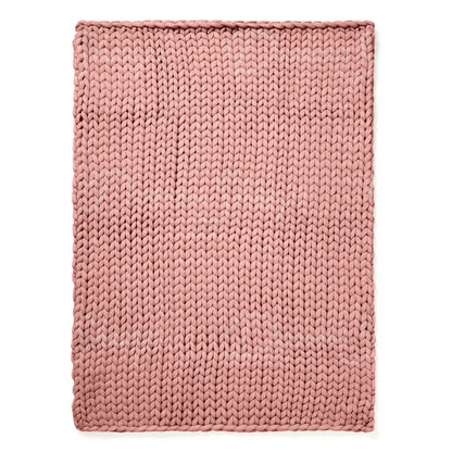 Chunky Knit Throw- Mauve