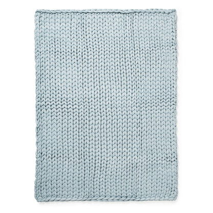 Chunky Knit Throw- Blue