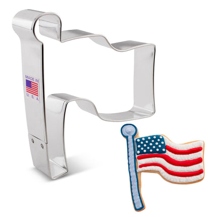 Flag Cookie Cutter 4 3/8