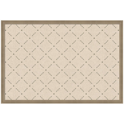 Pinboard Green Lattice Print