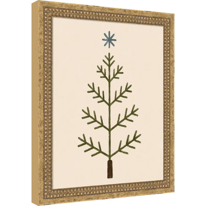 Scandinavian Tree by Laura Moss Framed Mounted Canvas Wall Art Print