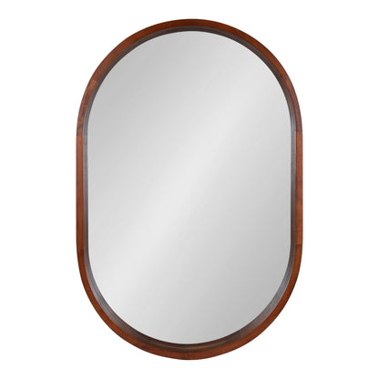 Hutton Wood Framed Capsule Mirror