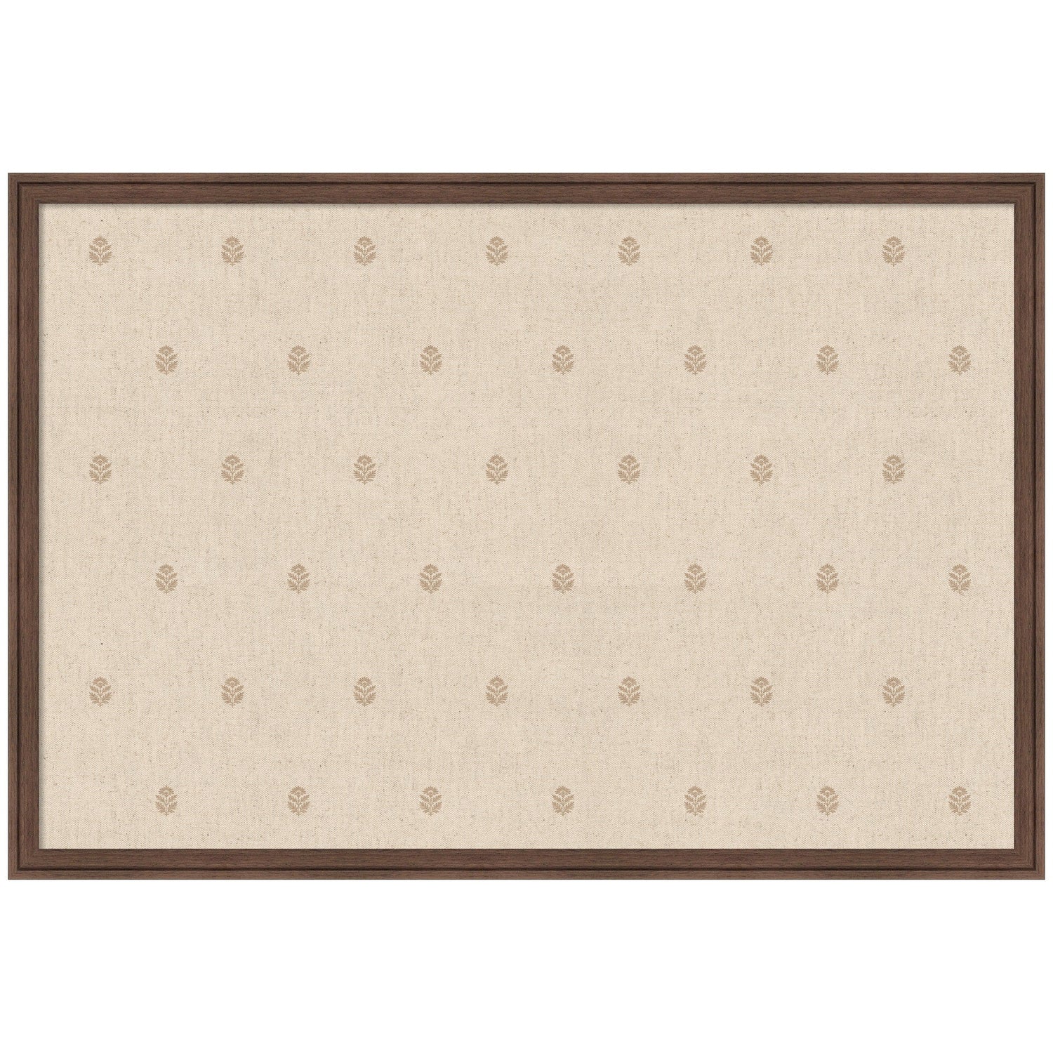 Pinboard Beige Botanical Block Print